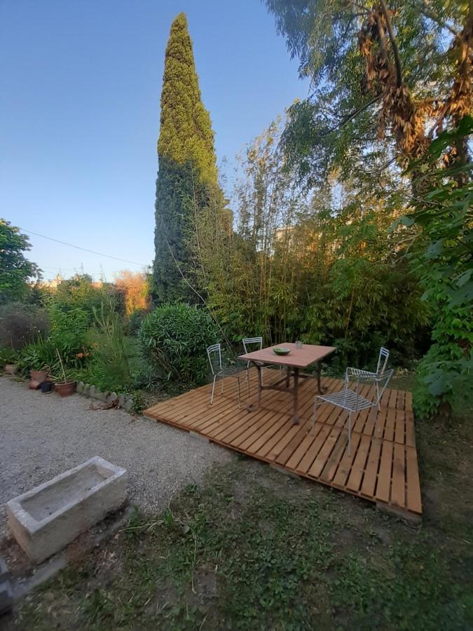 Villa " Les Bambous " , Jardin , Terrasse , Climatisation , Wifi , Parking Avignon Exteriör bild